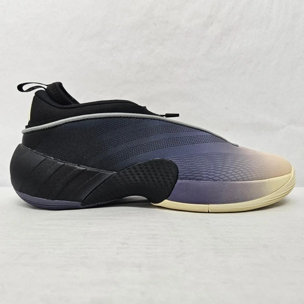 Adidas D.O.N. Issue 7 Basketball Shoes JR9503 Black Violet Vanilla Men Size 8‎